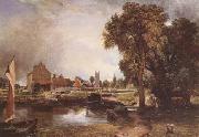 John Constable, Dedham Lock and Mill (mk09)